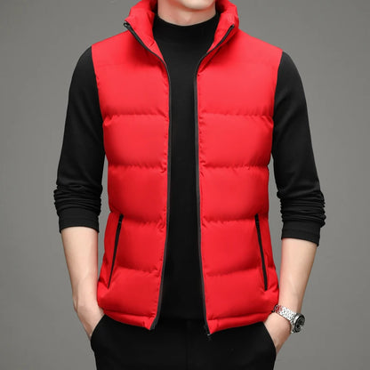 Men's Collared Puffer Vest