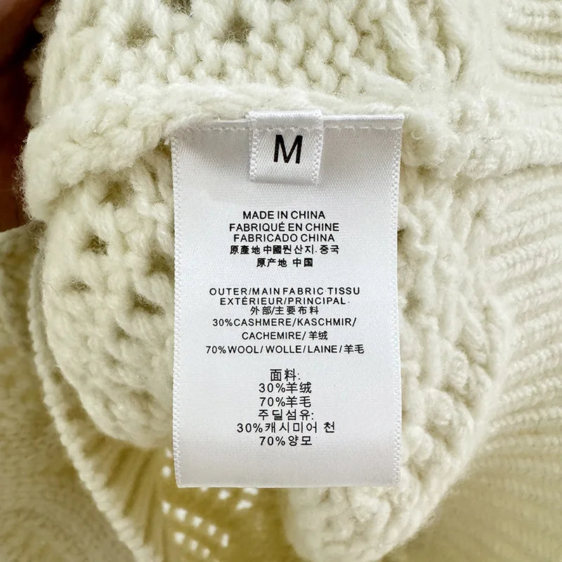 Women's Patterned Knitted Sweater