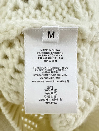 Women's Patterned Knitted Sweater