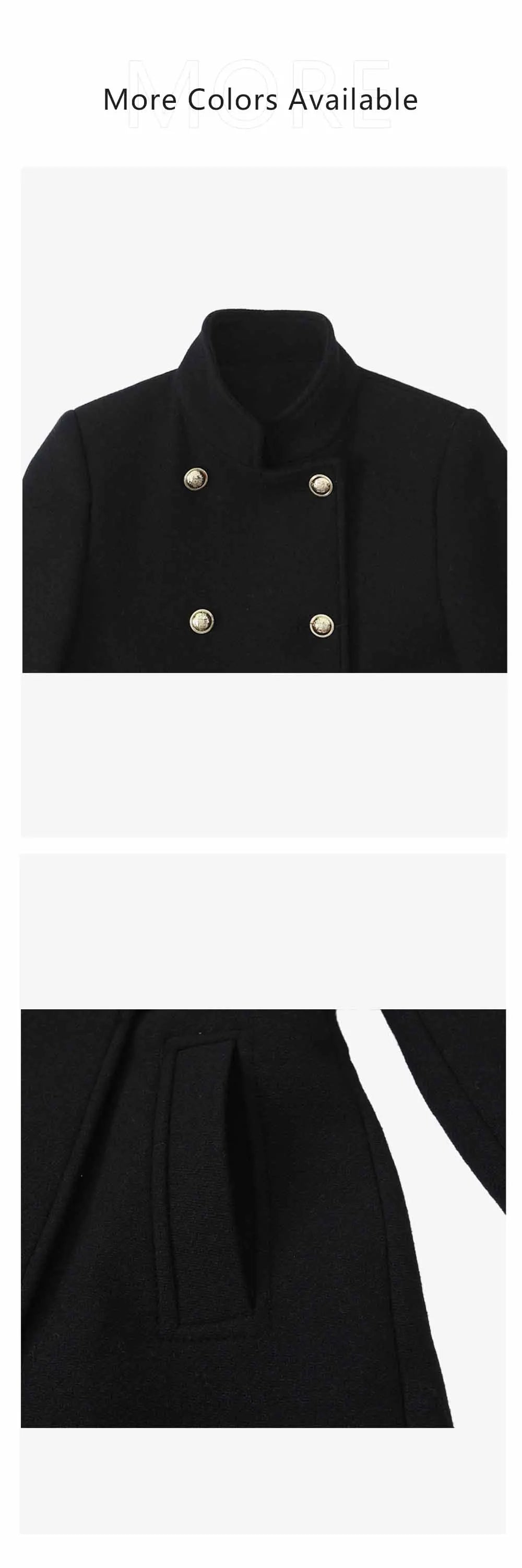 Women's Overlapping Trench Coat