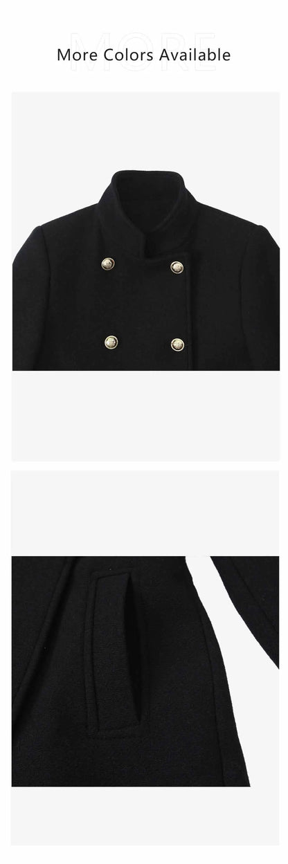Women's Overlapping Trench Coat