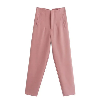 Women's High Waist Office Pants