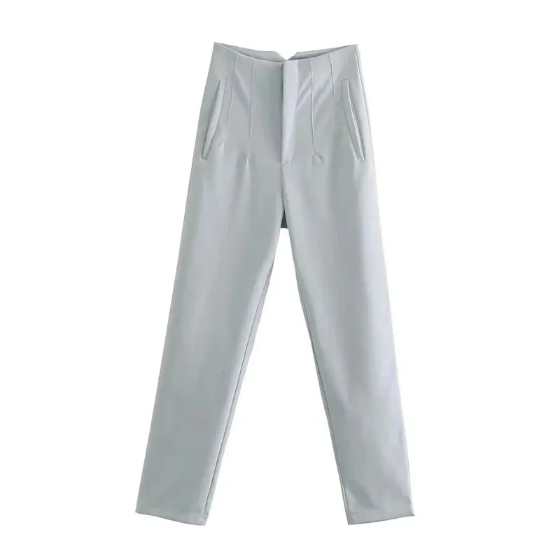Women's High Waist Office Pants
