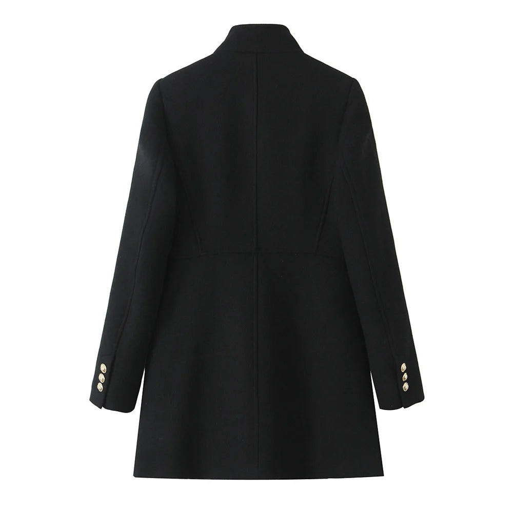 Women's Overlapping Trench Coat