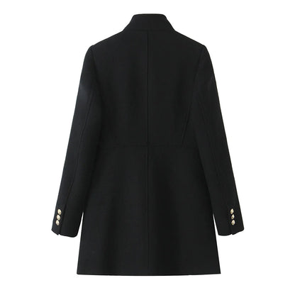 Women's Overlapping Trench Coat