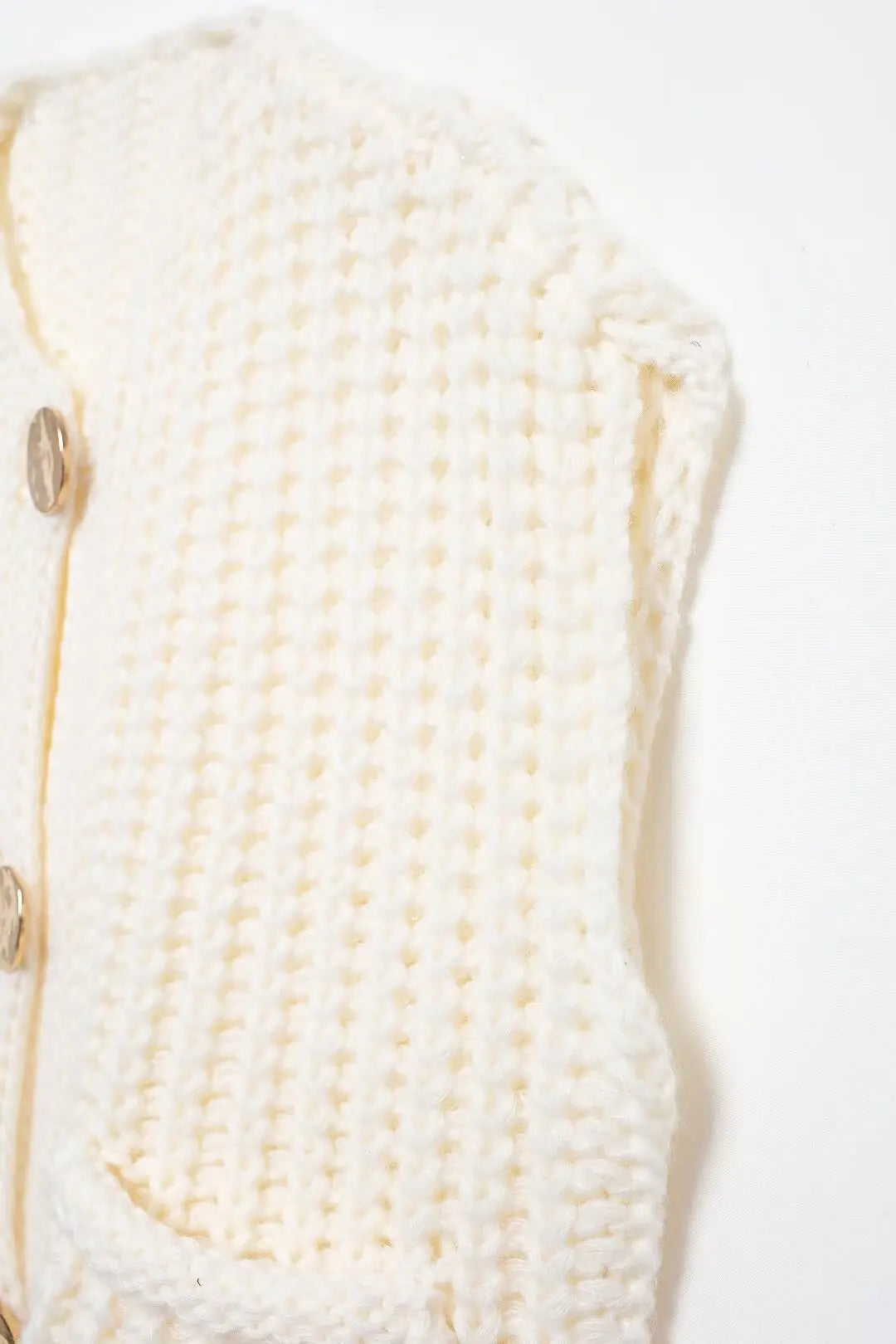 Women's Button Up Sweater Vest