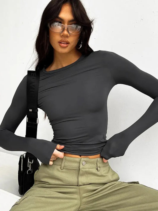 Women's Long Sleeve Slim T-Shirt