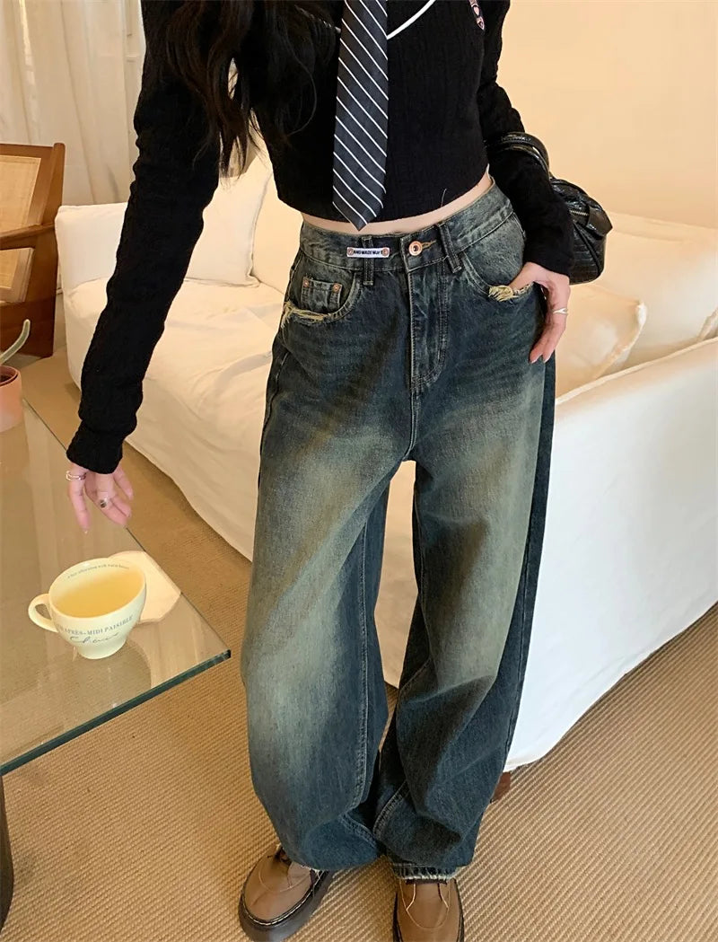 Women's Loose Wide Leg Jeans