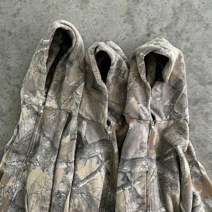 Men's Camouflage Zip Up/Pullover Hoodie