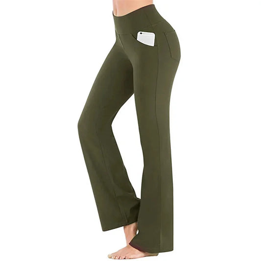 Women's Flared High Waist Pants