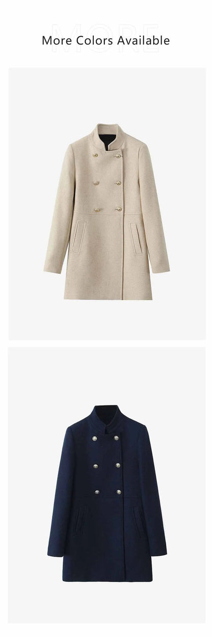 Women's Overlapping Trench Coat