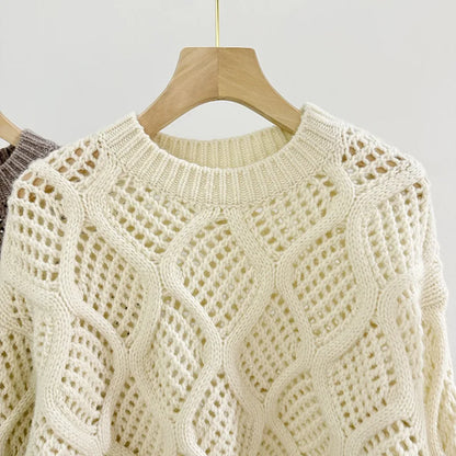 Women's Patterned Knitted Sweater