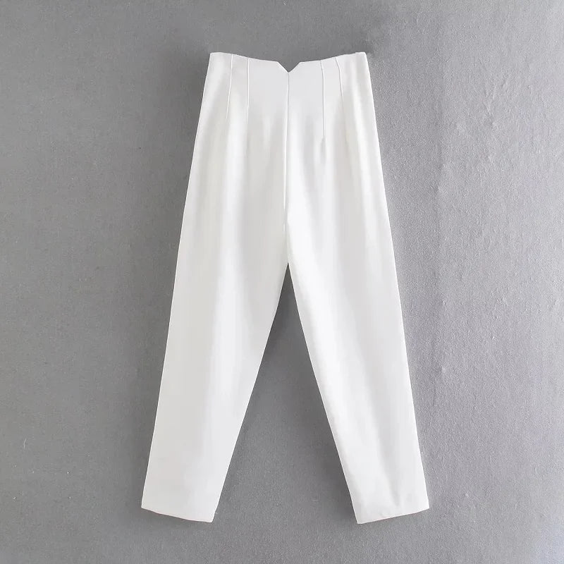 Women's High Waist Office Pants