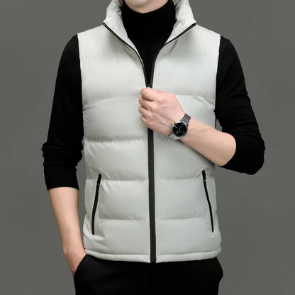 Men's Collared Puffer Vest
