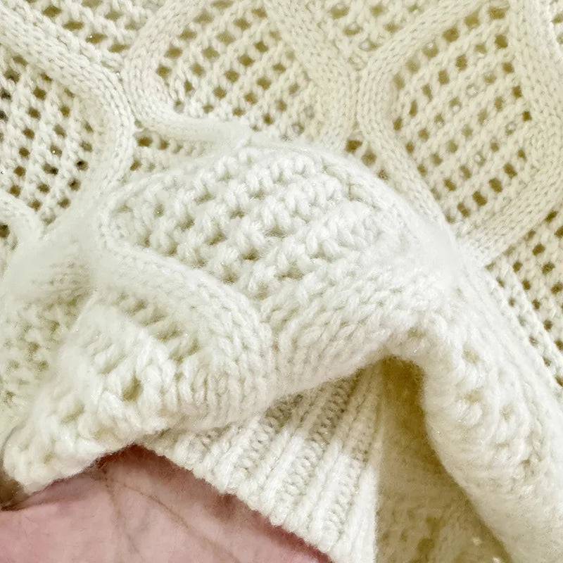 Women's Patterned Knitted Sweater