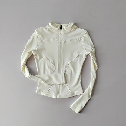 Women's Long Sleeved Zip Up Jacket