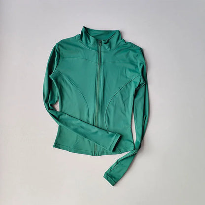 Women's Long Sleeved Zip Up Jacket