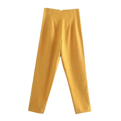 Women's High Waist Office Pants