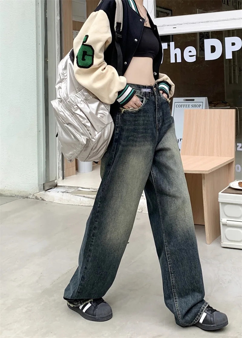 Women's Loose Wide Leg Jeans