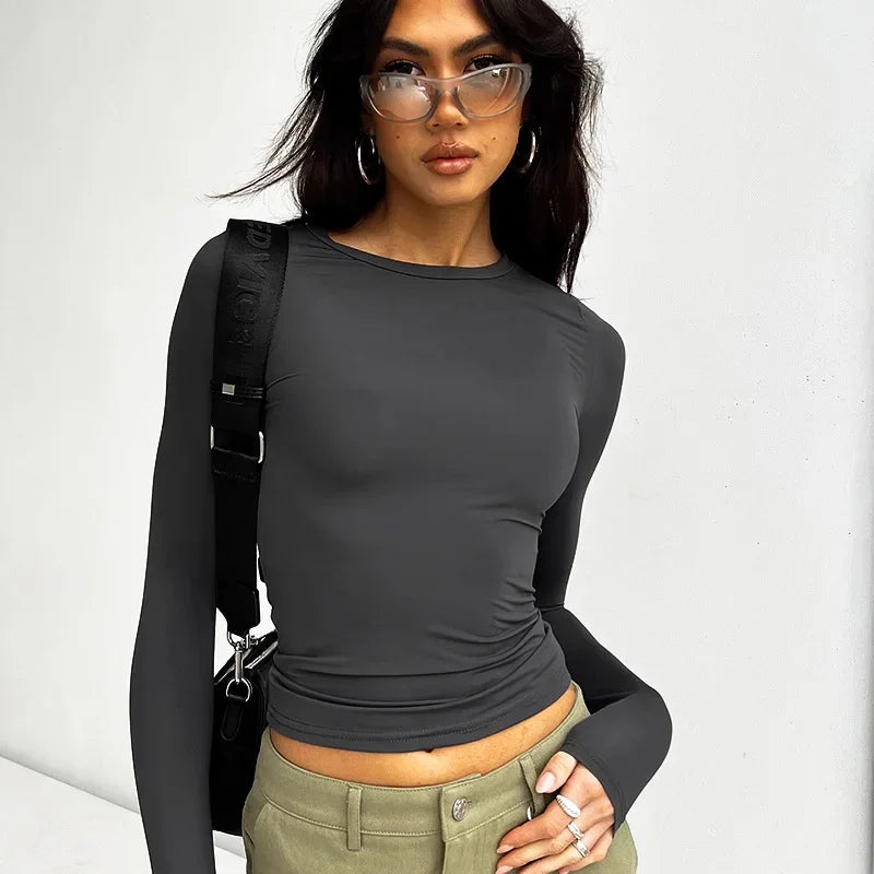 Women's Long Sleeve Slim T-Shirt