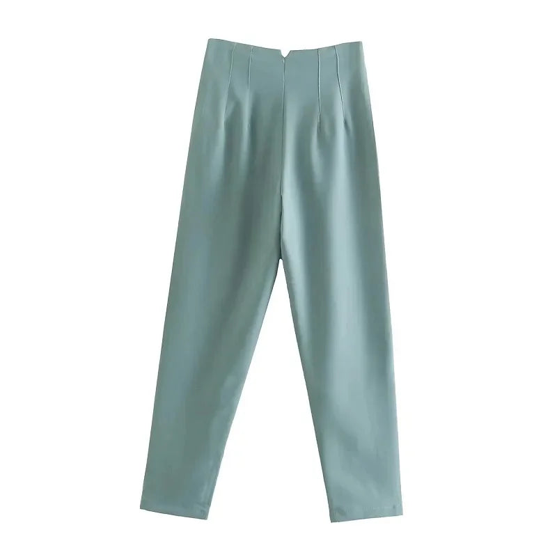 Women's High Waist Office Pants