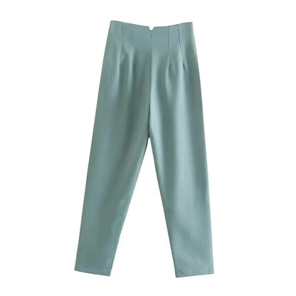 Women's High Waist Office Pants