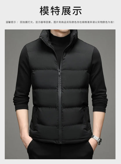 Men's Collared Puffer Vest