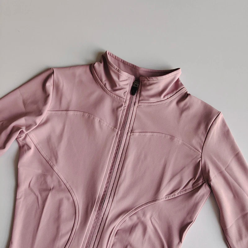 Women's Long Sleeved Zip Up Jacket