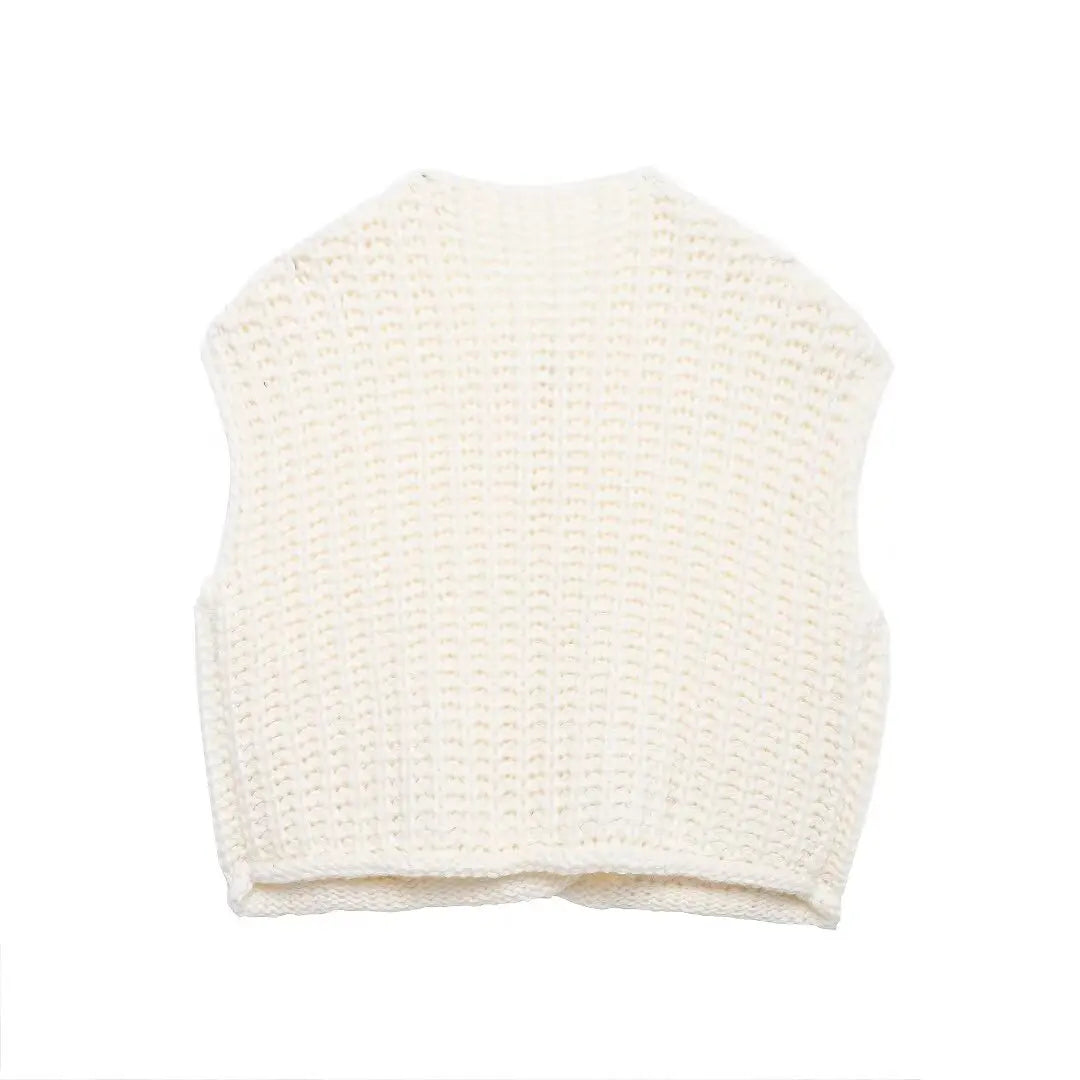 Women's Button Up Sweater Vest