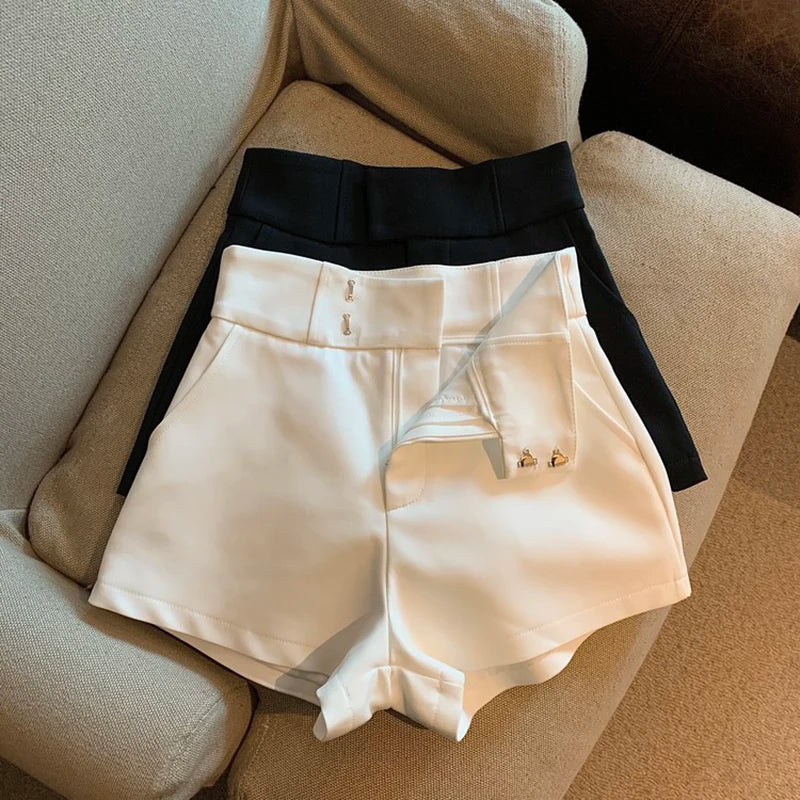Women High Waisted Dress Shorts
