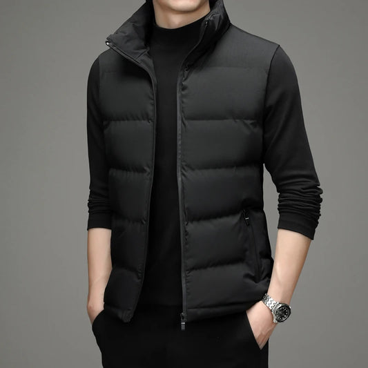 Men's Collared Puffer Vest
