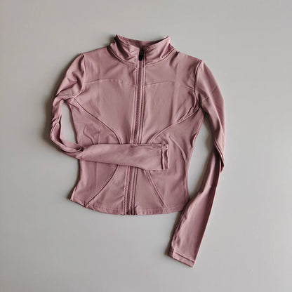 Women's Long Sleeved Zip Up Jacket