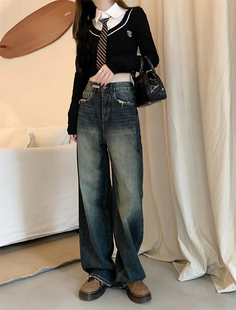 Women's Loose Wide Leg Jeans