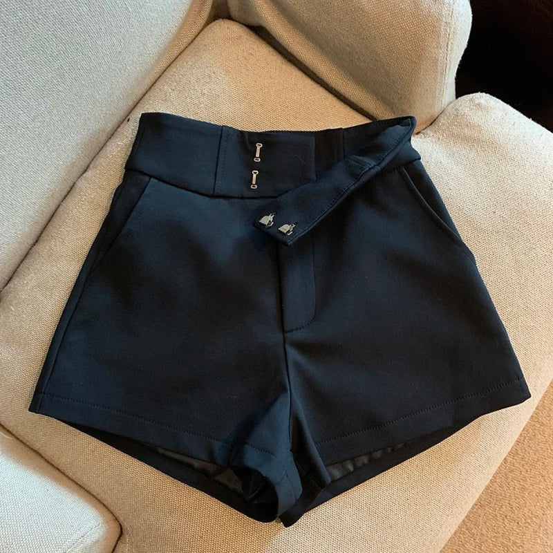 Women High Waisted Dress Shorts