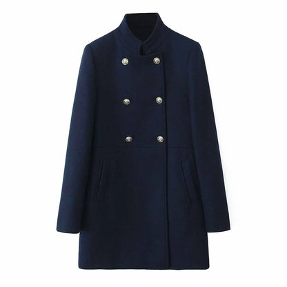 Women's Overlapping Trench Coat