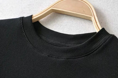 Women's Short-sleeve Crop Top T-shirt