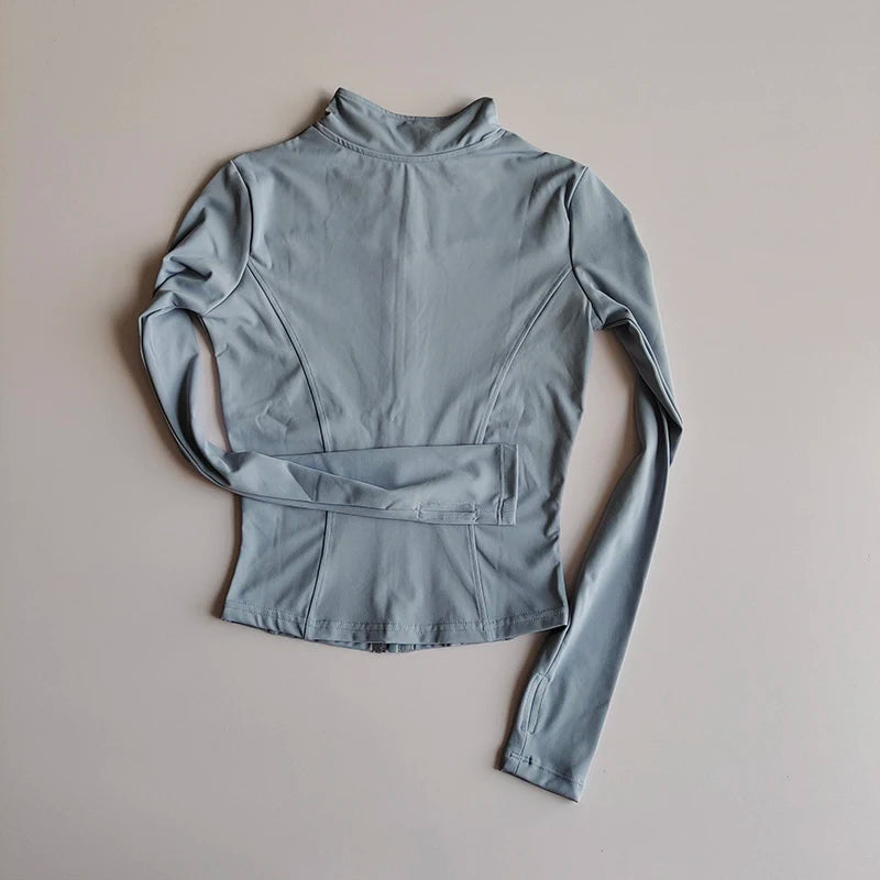 Women's Long Sleeved Zip Up Jacket