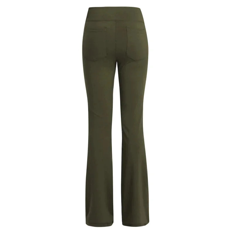 Women's Flared High Waist Pants