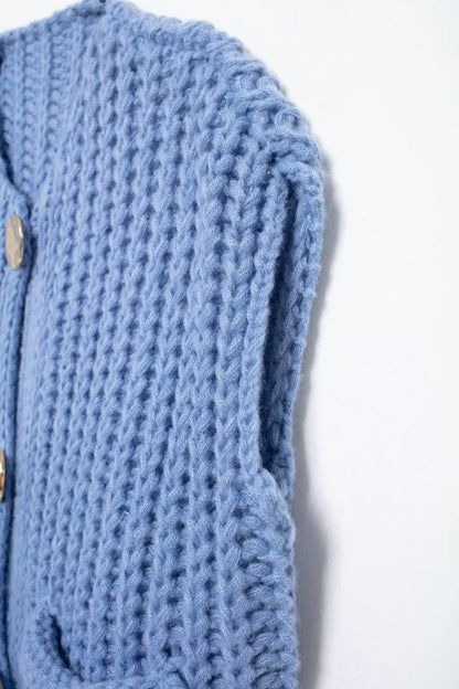 Women's Button Up Sweater Vest