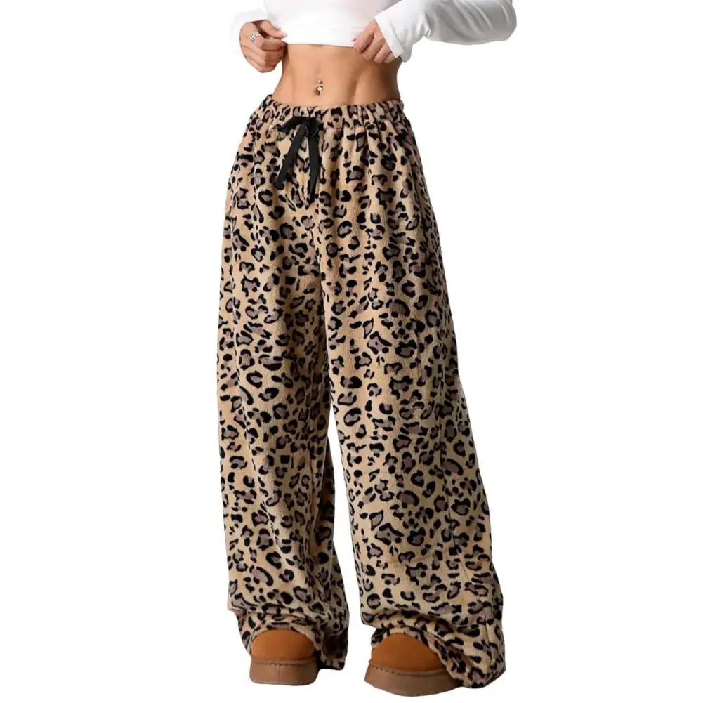 Women's Leopard Print High Waist Pants