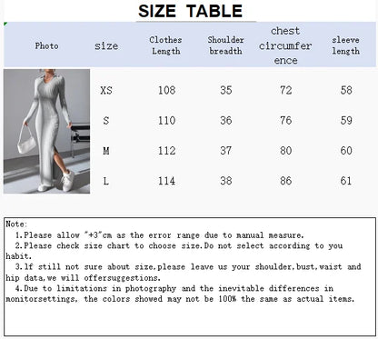 Women's Knitted V-neck split Dress