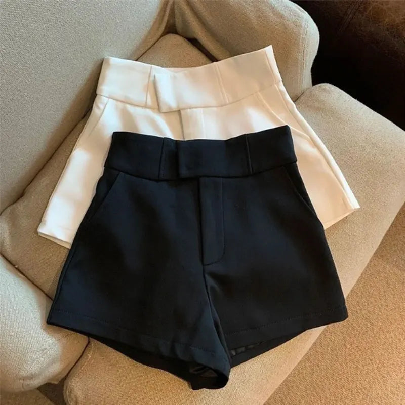 Women High Waisted Dress Shorts