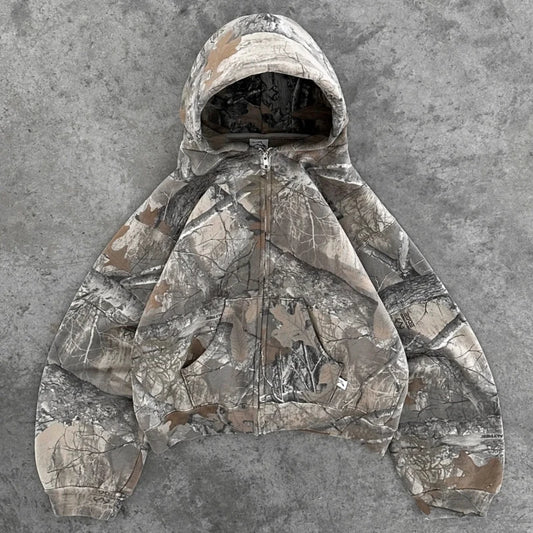 Men's Camouflage Zip Up/Pullover Hoodie