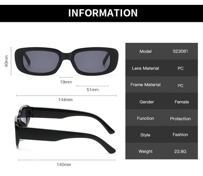 Rectangle Fashion Sunglasses