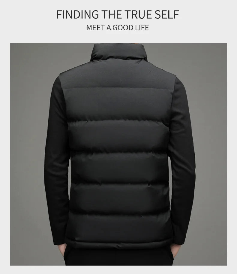 Men's Collared Puffer Vest